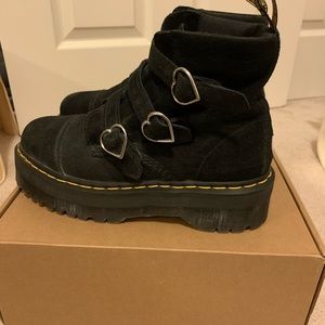 RARE DOC MARTENS X LAZY OAF BUCKLE BOOTS SIZE 9